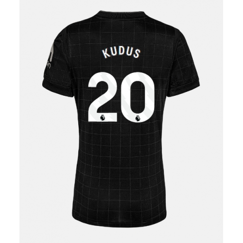 Billige Fotballdrakt Tottenham Hotspur Mohammed Kudus #20 Replika Bortedrakt Dame 2025-26 Kortermet Billige Fotballdrakt Tottenham Hotspur Mohammed Kudus #20 Replika Bortedrakt Dame 2025-26 Kortermet